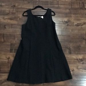 Merona Classic Black Rayonne/Nylon Dress